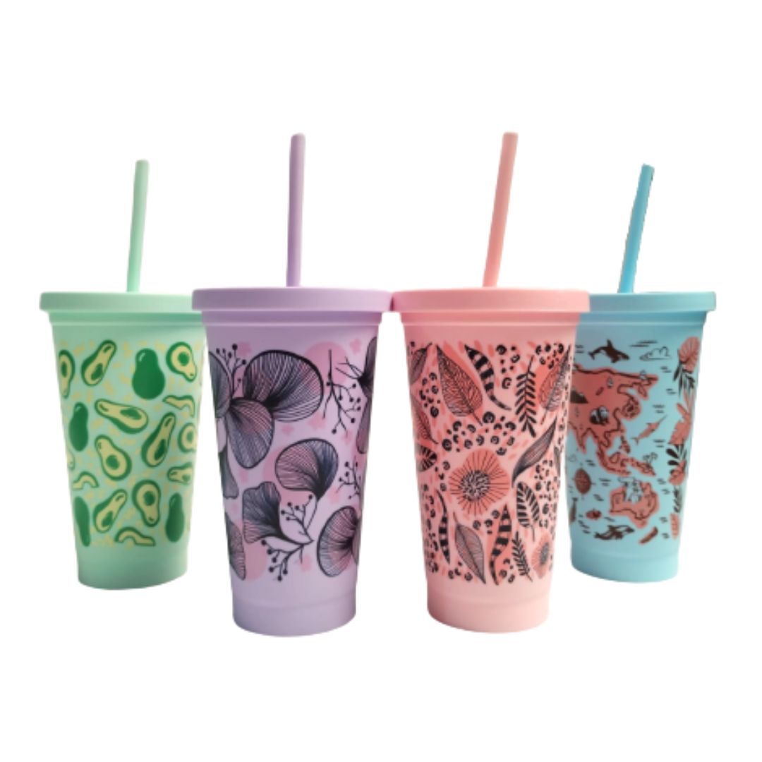 Vaso plastico con sorbete