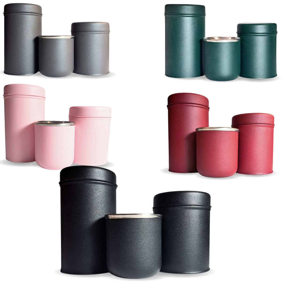 Set 3 piezas matero pintado (Yerb-Azuc-Mate)