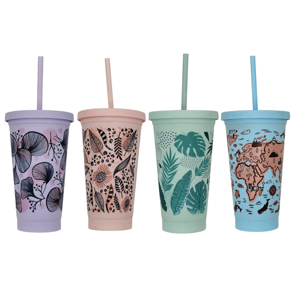Vaso plastico con sorbete