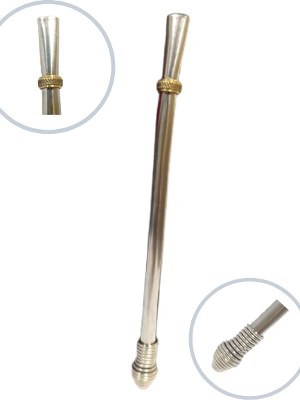 Bombilla Acero Inoxidable Base resorte granel